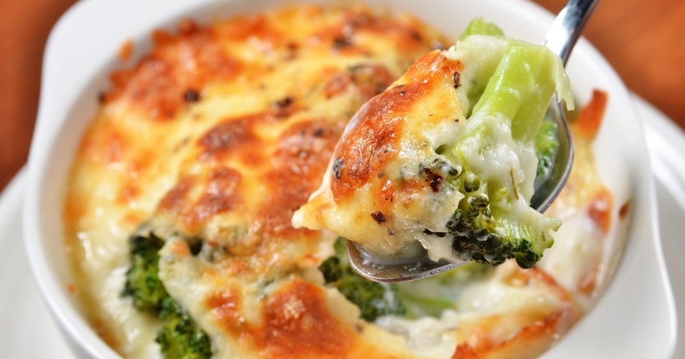 Запеканка из брокколи с твердым сыром - вкусно и полезно!