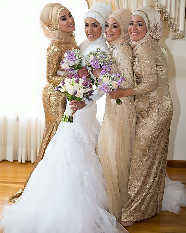 18 великолепных невест в хиджабах в свой знаменательный день - невероятно красиво!