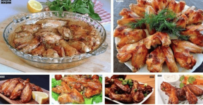 6 рецептов из куриных крылышек на любой вкус