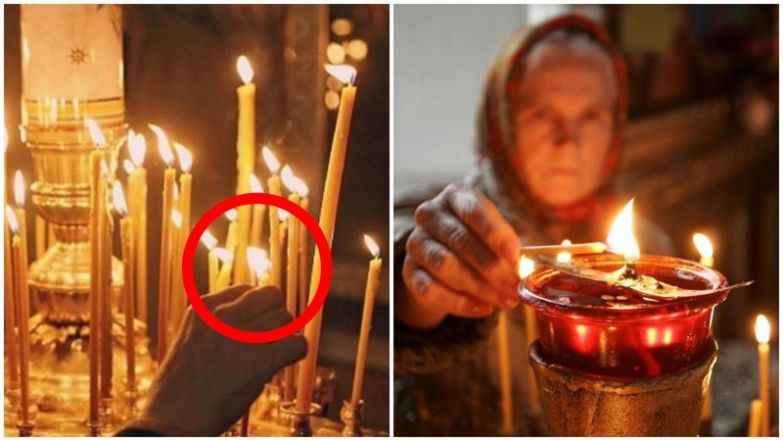 Почему нельзя поджигать свечу от свечи другого человека?