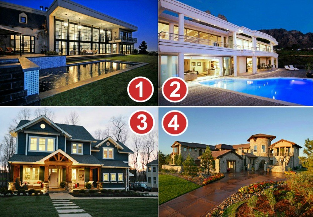Выберите дом, чтобы узнать, как вы разбогатеете