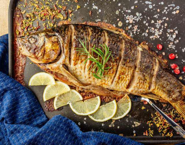 Невероятно вкусная рыбка, приготовленная в духовке. Шедевр вкуса!