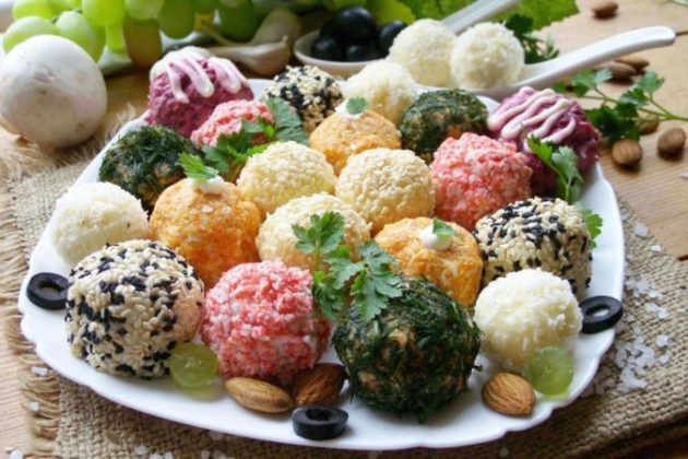 9 супер вкусных и простых закусок в виде шариков. Рекомендую!